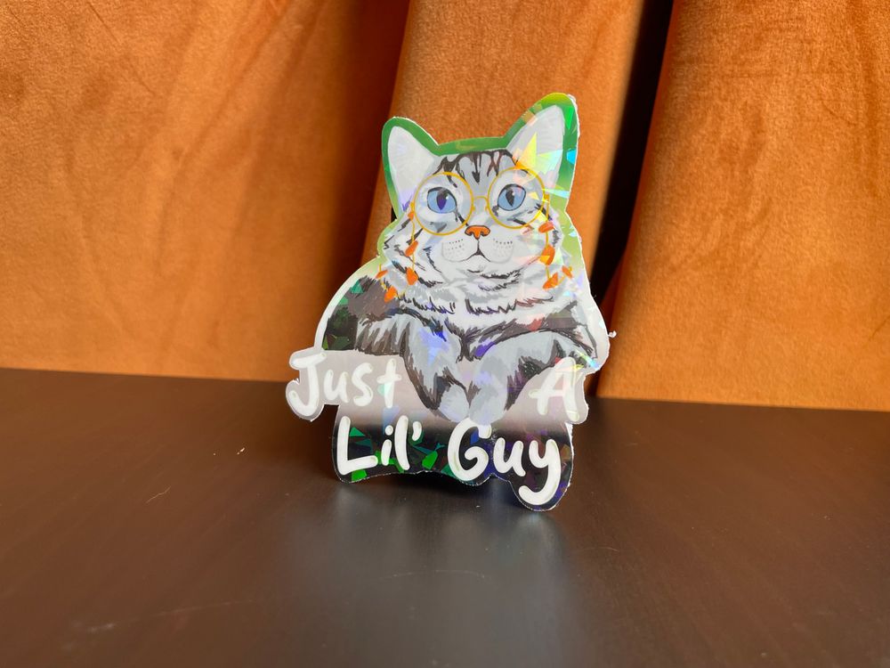 Lil Guy Aromantic Pride Sticker