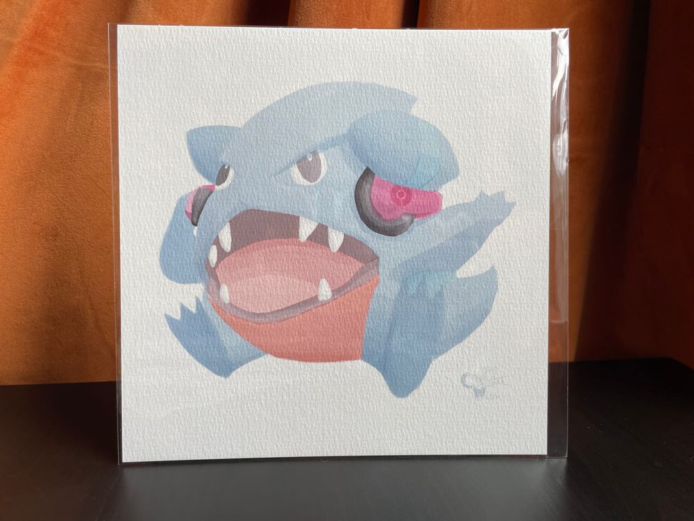 Gible Art Print