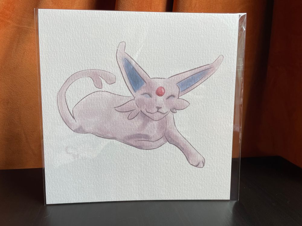Espeon Art Print