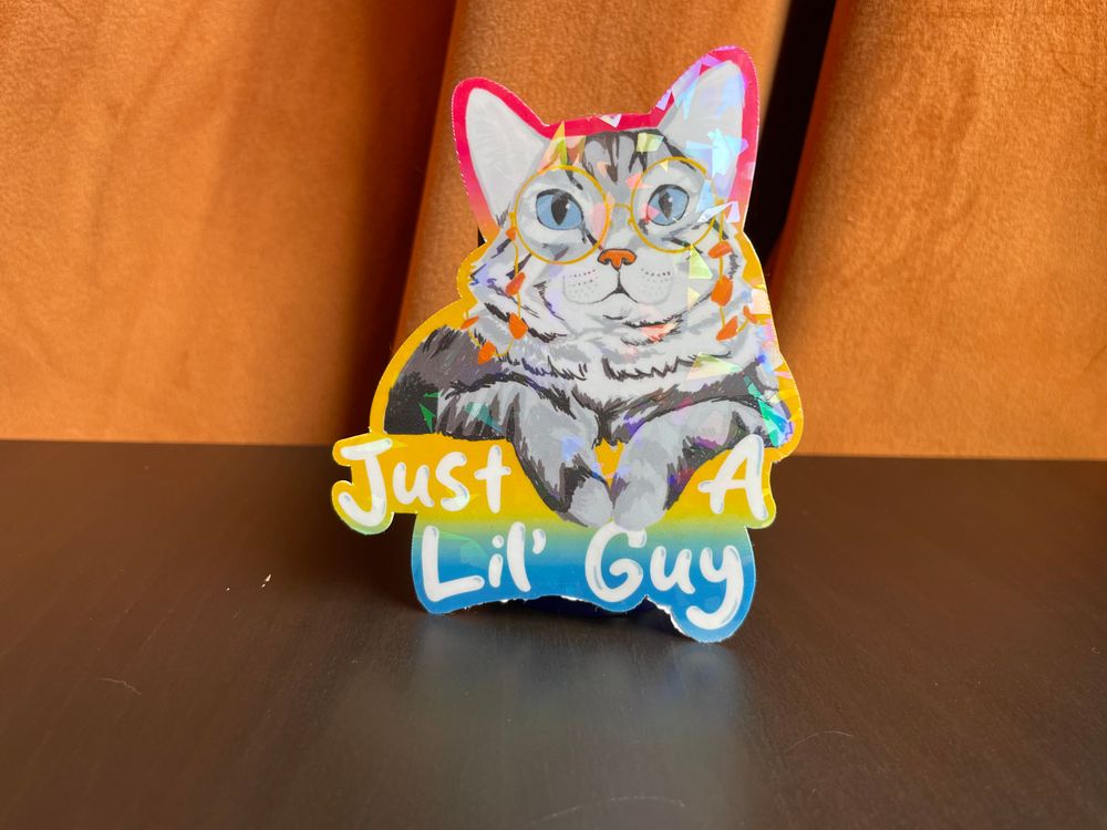 Lil Guy Pansexual Pride Sticker